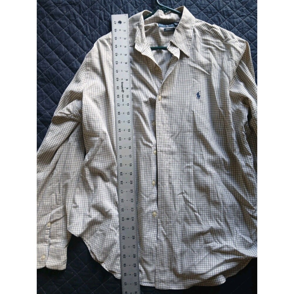 polo ralph lauren button up shirt mens Large